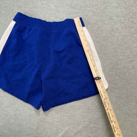 Polo Ralph Lauren Sweat Shorts Womens Medium Blue Red White Striped USA Terry - Picture 11 of 12